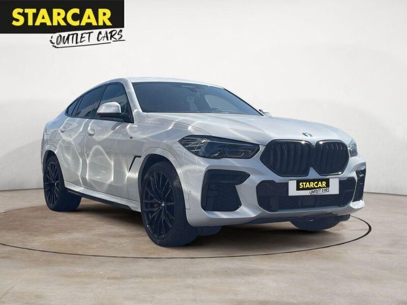 Mineralweiss metallic Gebraucht 2023 BMW X6 M Sport SUV | 78.500 € (Superpreis) - Bild 1/4