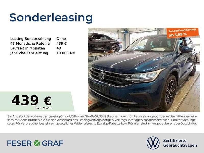 Gebraucht VW Tiguan Move 190 PS (139 kW) 2024 Nightshade blue metallic SUV