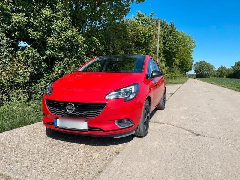 Rot Gebraucht 2015 Opel Corsa Color Edition Kleinwagen | 7.200 € (Guter Preis) - Bild 1/4