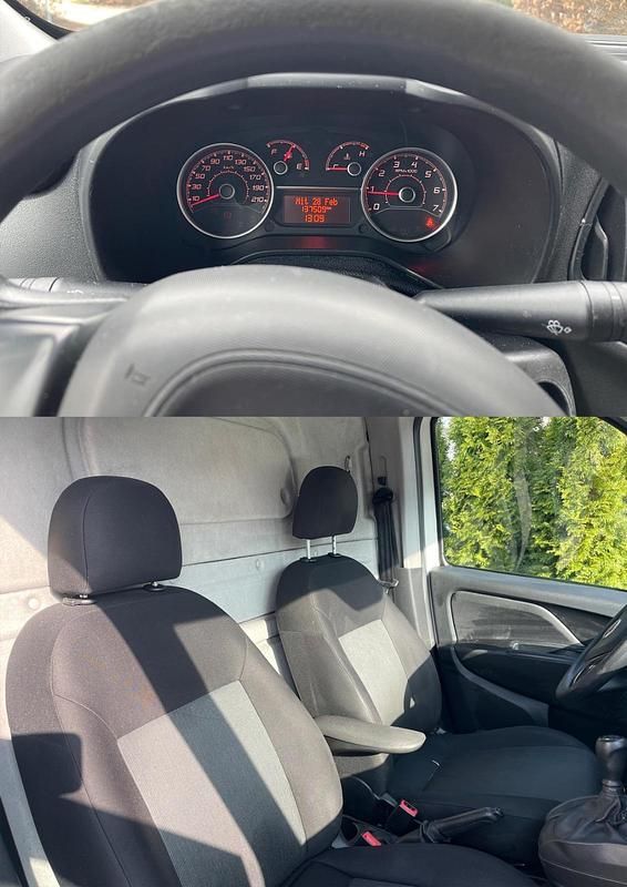 Gebraucht Fiat Doblò 90 PS (66 kW) 2015 Weiß Van / Kleinbus