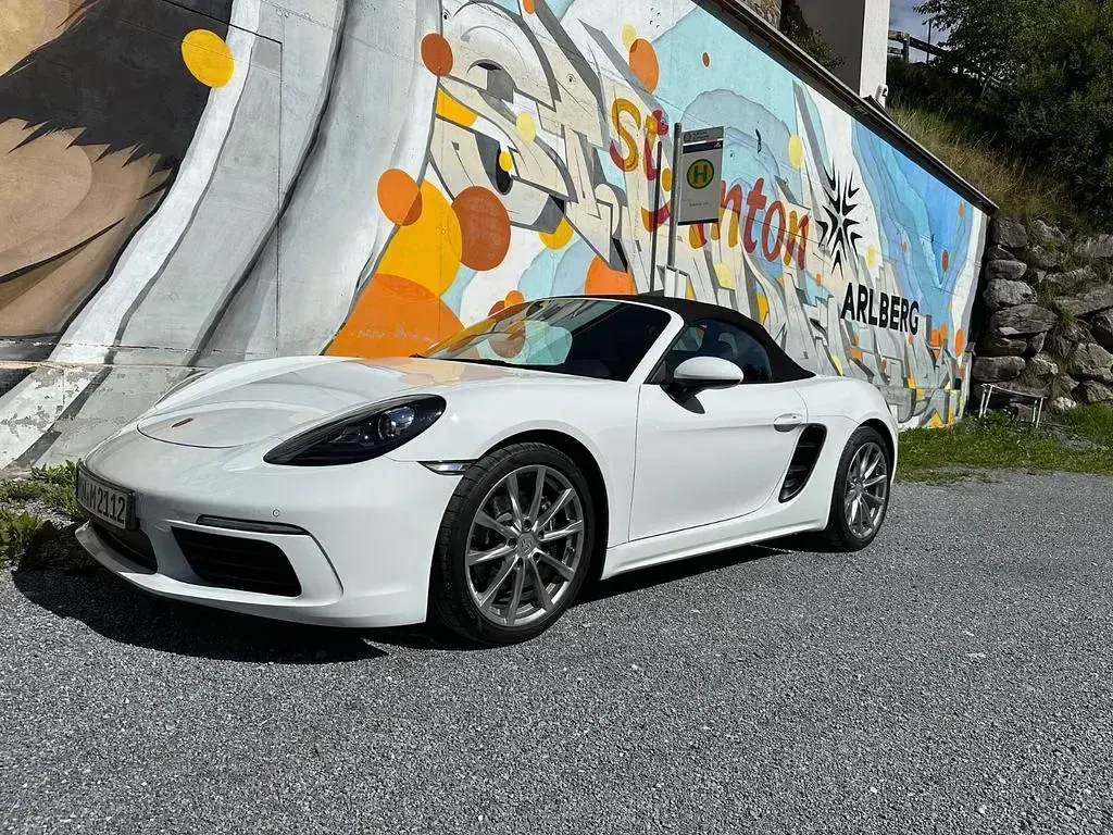 Gebraucht Porsche Boxster 299 PS (219 kW) 2019 Weiß Cabrio