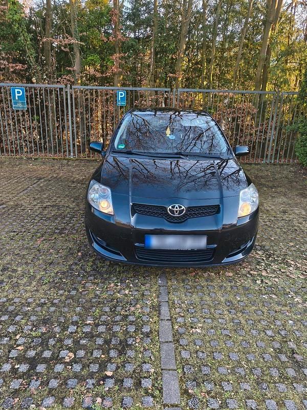 Gebraucht Toyota Auris 87 PS (63 kW) 2008 Schwarz Kleinwagen