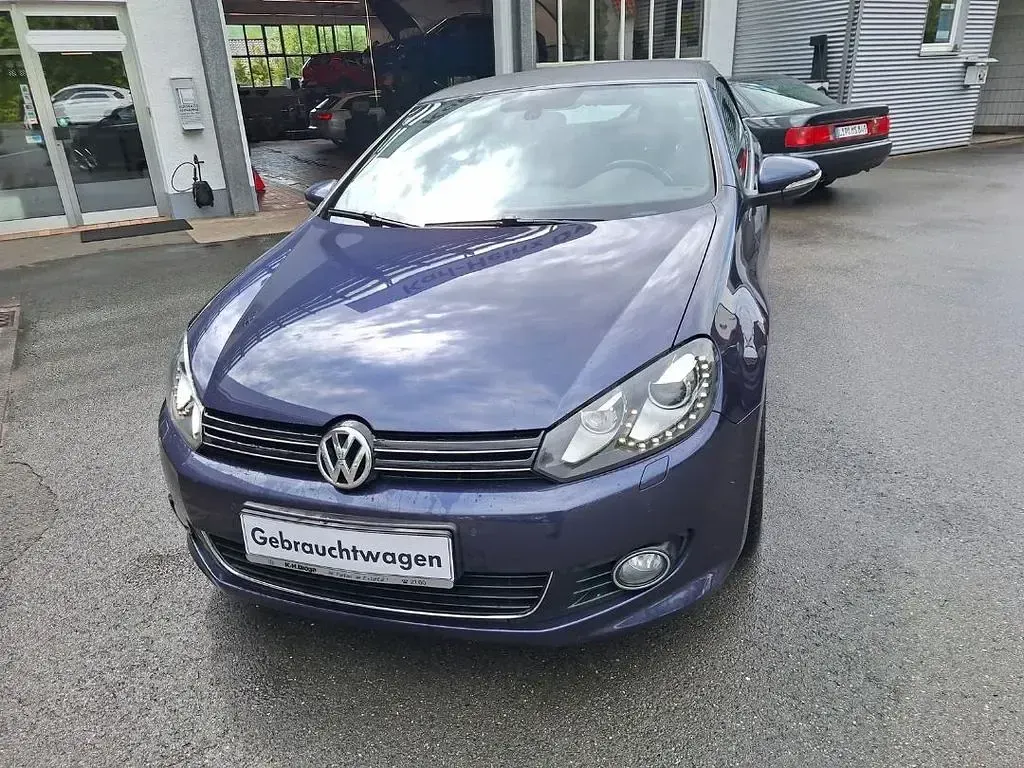 Brugt VW Golf Cabriolet LOUNGE 150 HK (110 kW) 2016 Blå Cabriolet