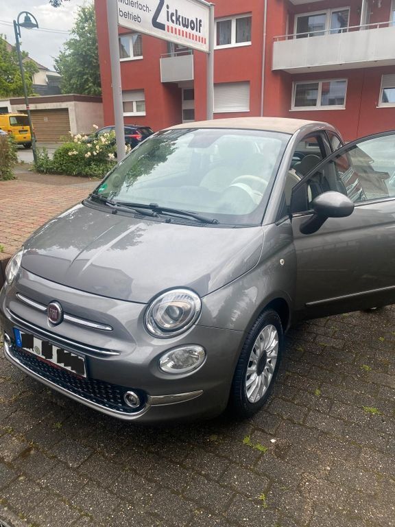 Grau Gebraucht 2020 Fiat 500C Lounge Cabrio | 12.500 € (Fairer Preis) - Bild 1/4