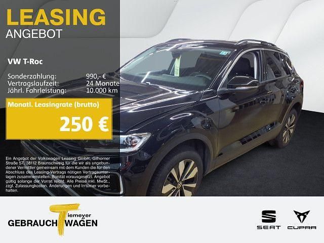 Schwarz Gebraucht 2025 VW T-Roc Goal SUV | 28.870 € (Superpreis) - Bild 1/3