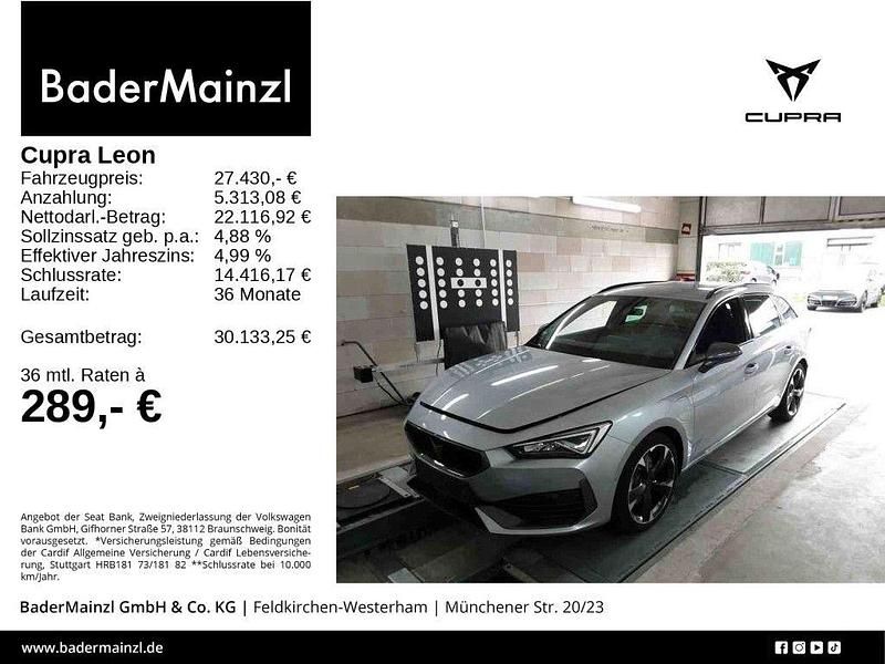 Urban silber metallic Gebraucht 2023 Cupra Leon Kombi | 27.430 € (Fairer Preis) - Bild 1/3