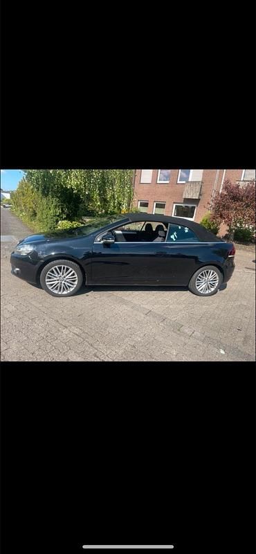 Schwarz Gebraucht 2014 VW Golf Cabriolet Cabrio | 8.499 € (Fairer Preis) - Bild 1/4