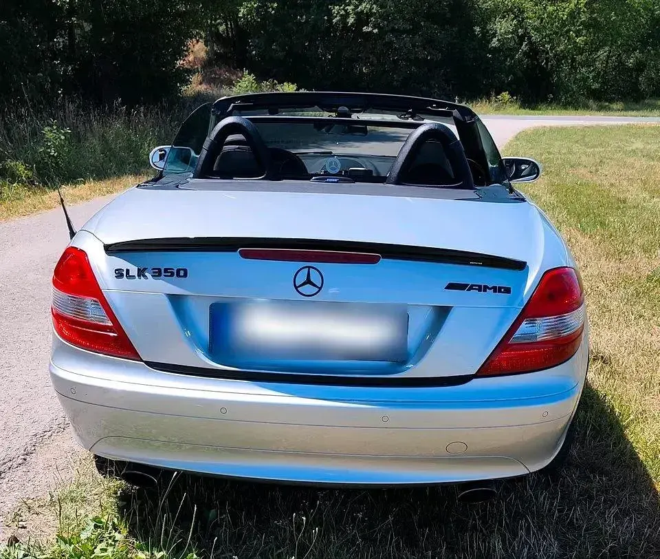 Gebraucht Mercedes SLK200 163 PS (119 kW) 2005 Silber Cabrio