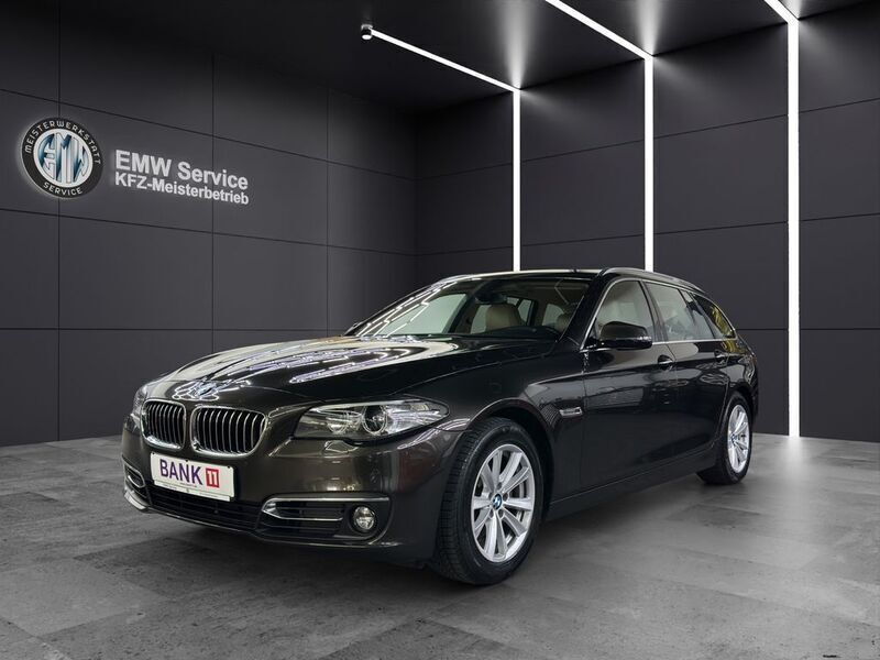 Braun Gebraucht 2013 BMW 520 Luxury Line Kombi | 12.990 € (Fairer Preis) - Bild 1/4