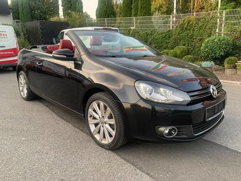 Schwarz Gebraucht 2012 VW Golf Cabriolet Exclusive Cabrio | 7.999 € (Guter Preis) - Bild 1/4