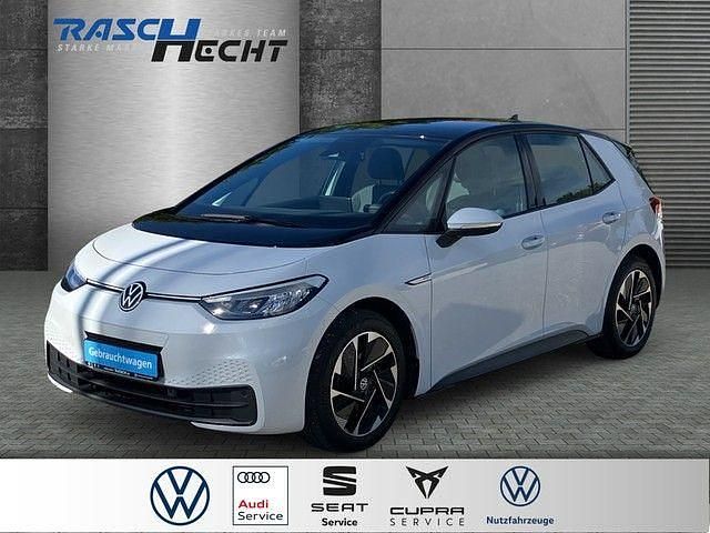 Weiß Gebraucht 2021 VW ID.3 Pro Performance Kleinwagen | 19.980 € (Guter Preis) - Bild 1/4