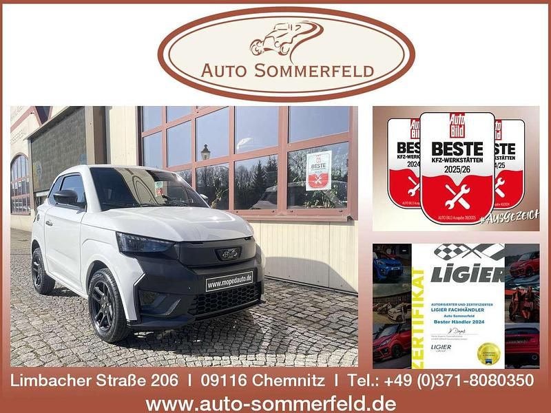 Neu Ligier JS50 2025 Weiß Kleinwagen