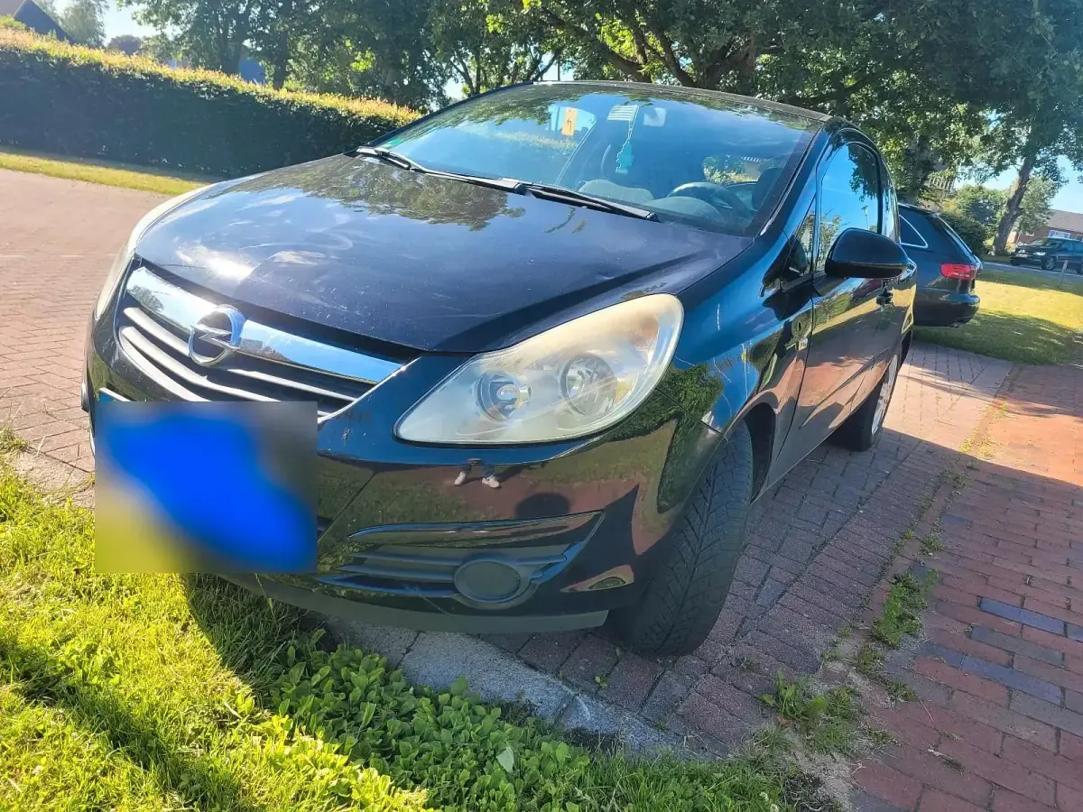 Gebraucht Opel Corsa 80 PS (58 kW) 2007 Schwarz Kleinwagen