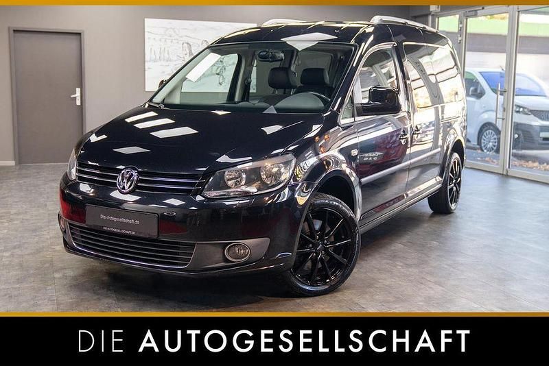 Schwarz Gebraucht 2013 VW Caddy Maxi Highline Van / Kleinbus | 14.990 € (Etwas zu teuer) - Bild 1/2