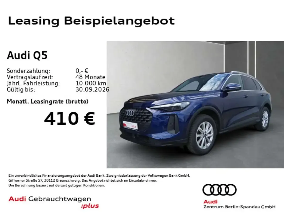 Gebraucht Audi Q5 Sport 204 PS (150 kW) 2025 Navarrablau metallic SUV