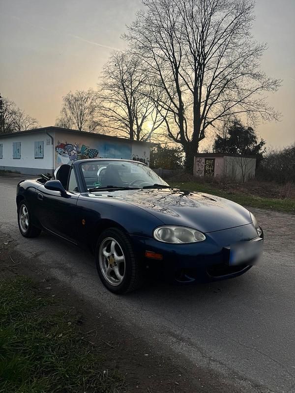 Gebraucht Mazda MX5 110 PS (80 kW) 2003 Blau Cabrio