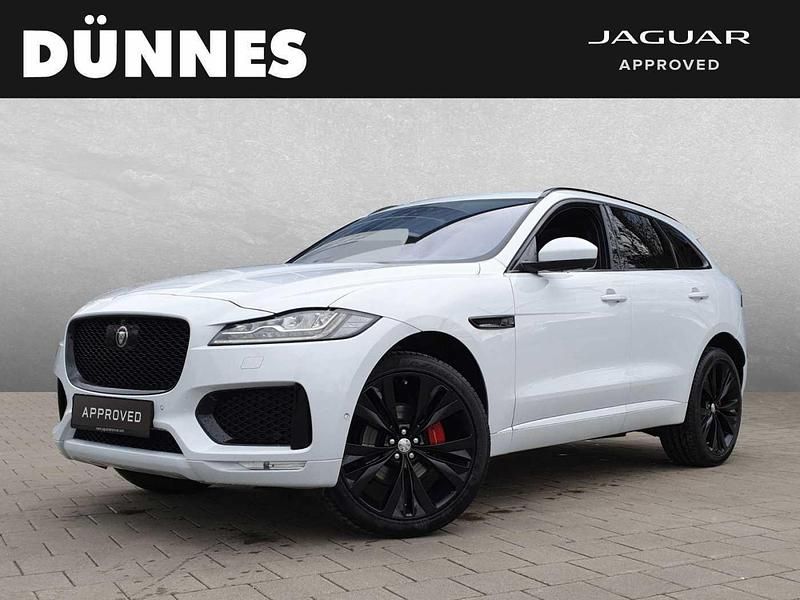 Glacier white metalic Gebraucht 2017 Jaguar F-Pace S SUV | 42.100 € - Bild 1/4