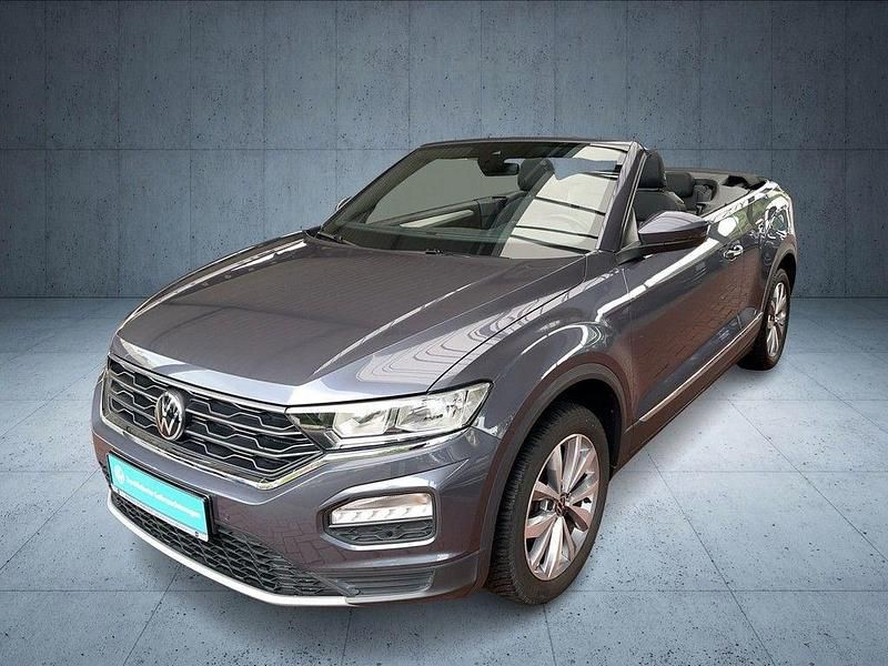 Gebraucht VW T-Roc Cabriolet Style 110 PS (80 kW) 2021 Rauchgrau metallic (metallic) Cabrio