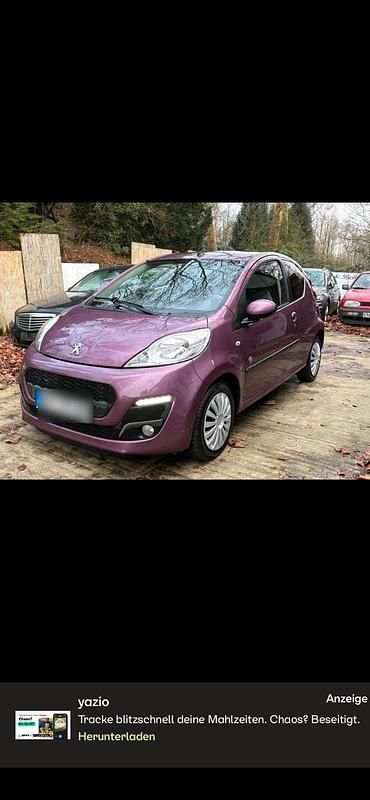 Gebraucht Peugeot 107 Envy 60 PS (44 kW) 2012 Violet Kleinwagen