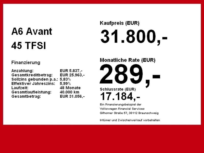 Gebraucht Audi A6 Business 265 PS (194 kW) 2021 Braun Kombi