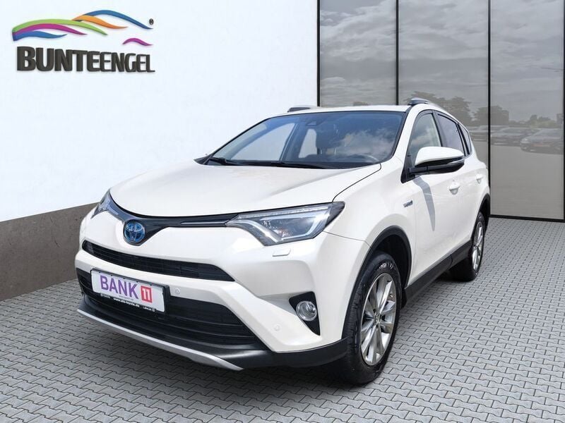 Weiß Gebraucht 2018 Toyota RAV4 Hybrid Team SUV | 18.990 € (Guter Preis) - Bild 1/4