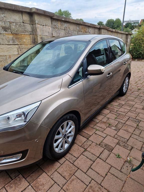 Silber Gebraucht 2018 Ford C-MAX Titanium Van / Kleinbus | 12.800 € (Superpreis) - Bild 1/4