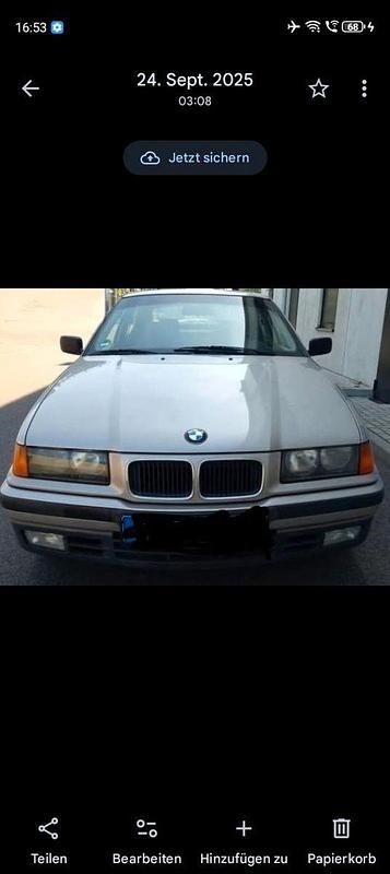 Gebraucht BMW 316 102 PS (75 kW) 1996 Silber Coupé