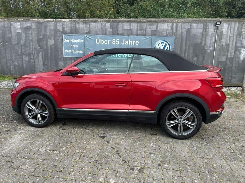 Rot Gebraucht 2021 VW T-Roc Cabriolet Style Cabrio | 26.300 € (Fairer Preis) - Bild 1/4