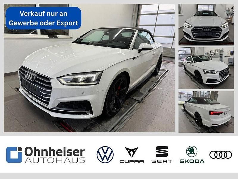Ibisweiß Gebraucht 2019 Audi A5 Cabriolet S-Line Cabrio | 24.990 € (Superpreis) - Bild 1/4