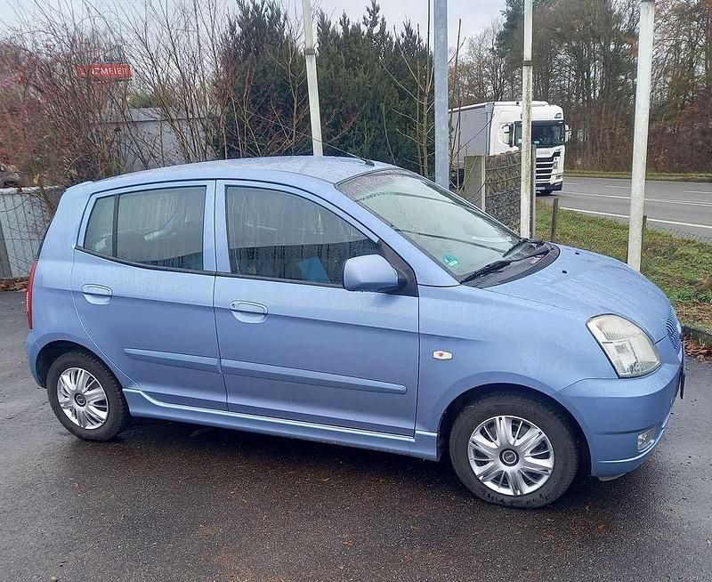 Diamantblau met. Gebraucht 2007 Kia Picanto EX Kleinwagen | 2.650 € (Etwas zu teuer) - Bild 1/4
