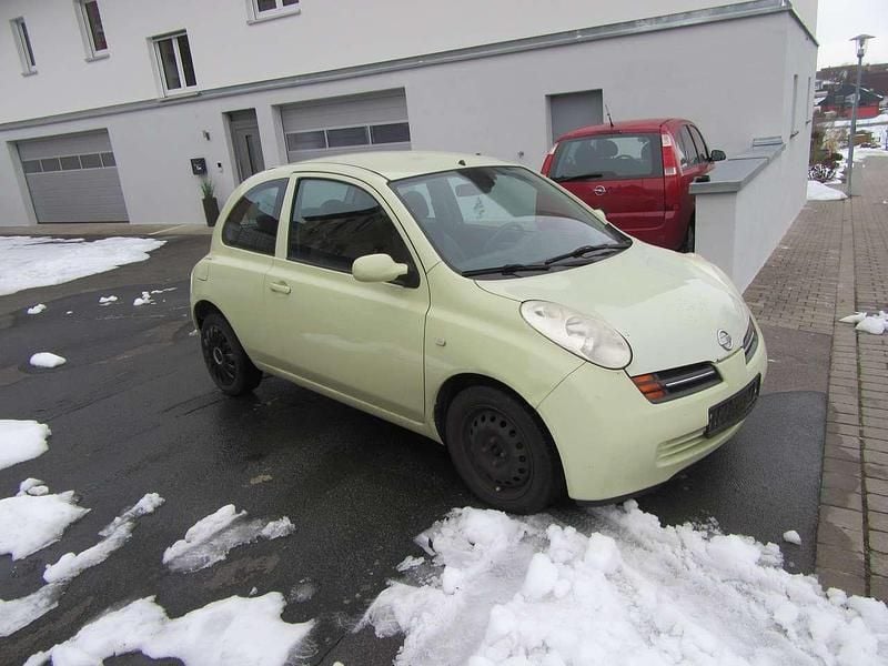 Beige Gebraucht 2004 Nissan Micra Acenta Kleinwagen | 499 € (Superpreis) - Bild 1/4