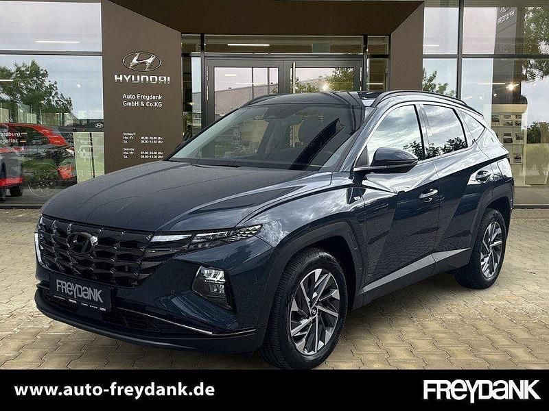 Teal blue Gebraucht 2022 Hyundai Tucson Trend SUV | 24.999 € (Fairer Preis) - Bild 1/4