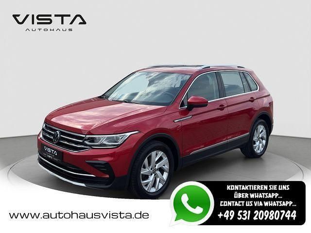 Kings red metallic Gebraucht 2023 VW Tiguan Elegance SUV | 29.900 € (Fairer Preis) - Bild 1/4