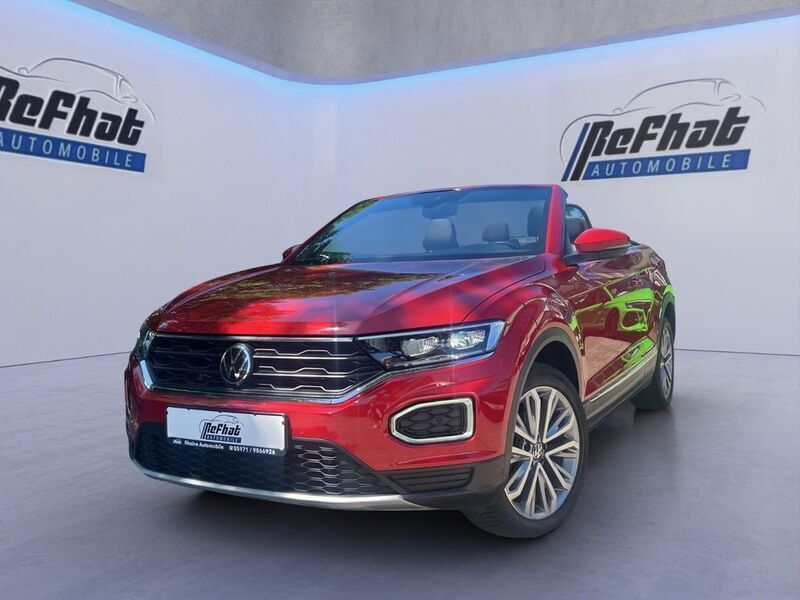 Rot Gebraucht 2021 VW T-Roc Cabriolet Style Cabrio | 22.500 € (Guter Preis) - Bild 1/4