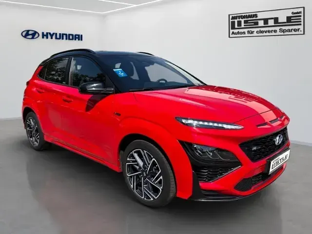 Gebraucht Hyundai Kona N Line 199 PS (146 kW) 2021 Schwarz SUV