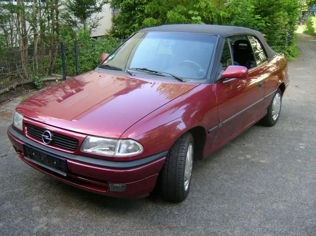 Gebraucht Opel Astra 1996 Rot Cabrio