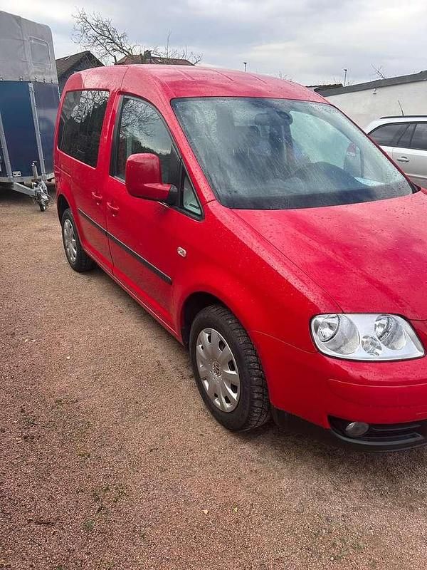 Gebraucht VW Caddy Life 80 PS (58 kW) 2009 Rot Van / Kleinbus