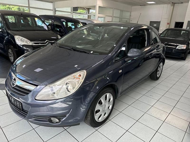 Blau Gebraucht 2008 Opel Corsa Edition Limousine | 2.999 € (Guter Preis) - Bild 1/4