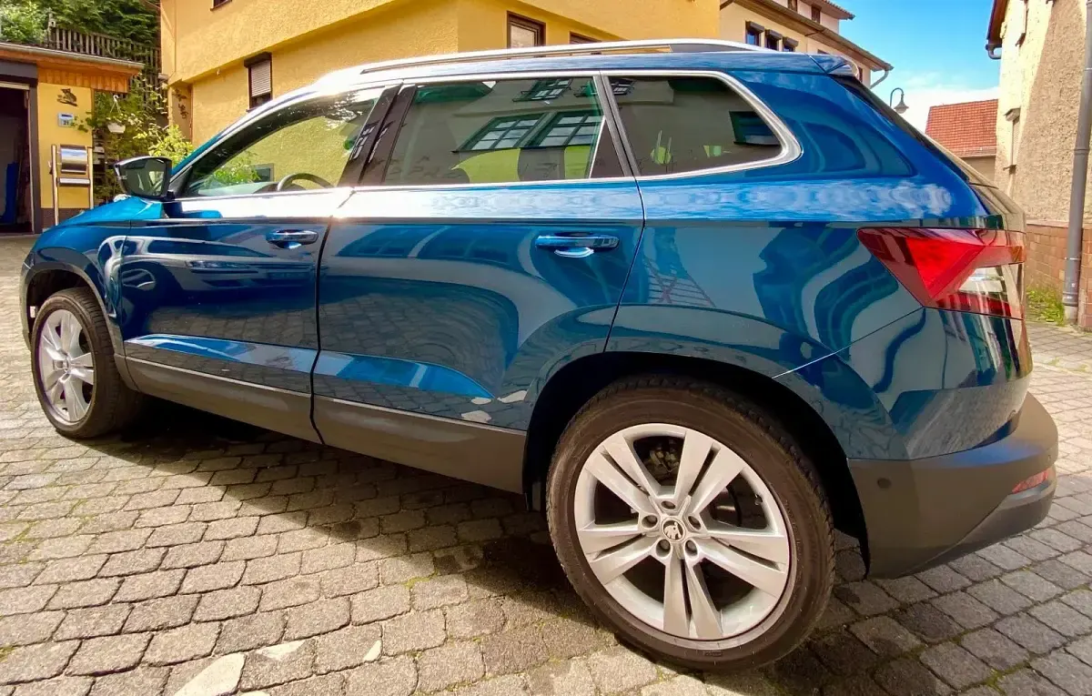 Gebraucht Skoda Karoq Style 150 PS (110 kW) 2018 Blau SUV