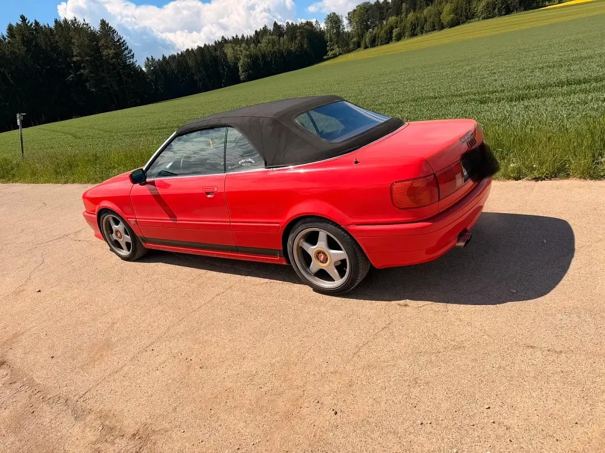 Gebraucht Audi 80 133 PS (97 kW) 1993 Rot Cabrio