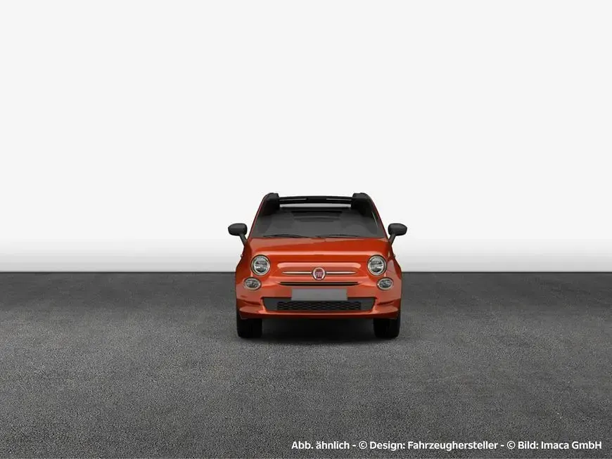 Gebraucht Fiat 500C Style 69 PS (50 kW) 2024 Passione rot Cabrio