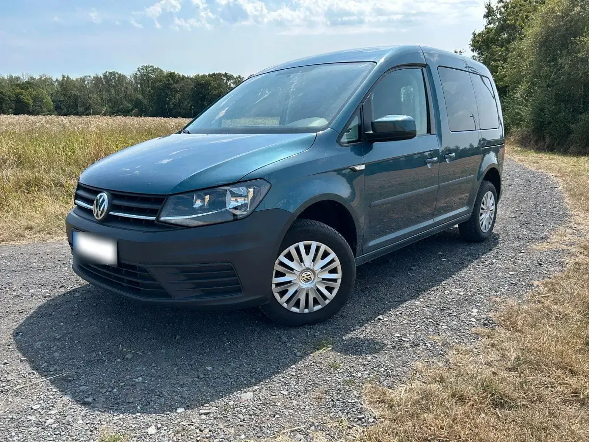 Gebraucht VW Caddy 84 PS (61 kW) 2016 Grün Van / Kleinbus