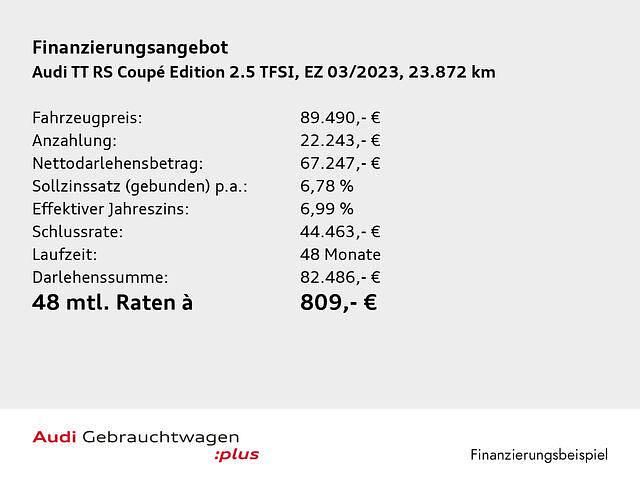 Gebraucht Audi TT RS Advanced 400 PS (294 kW) 2023 Nardograu Coupé