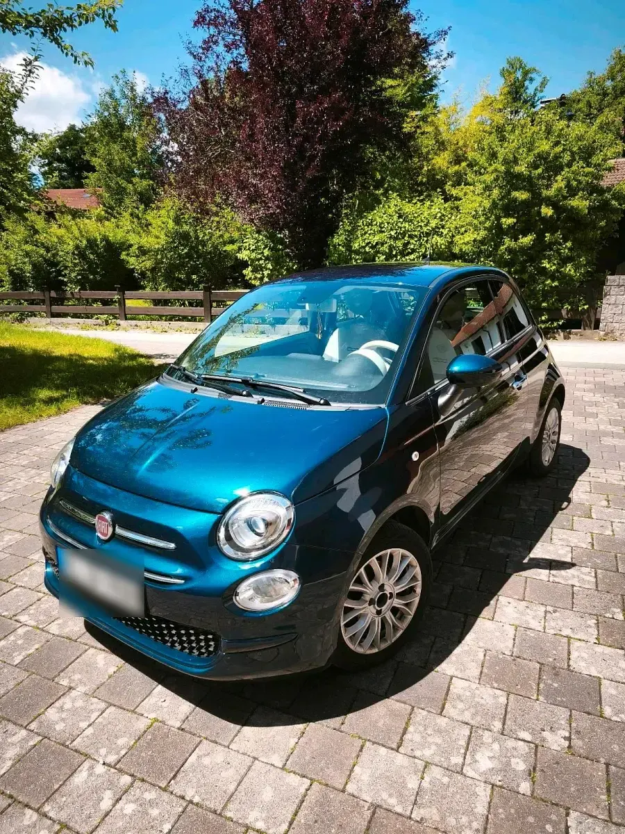 Gebraucht Fiat 500 Lounge 69 PS (50 kW) 2019 Blau Kleinwagen