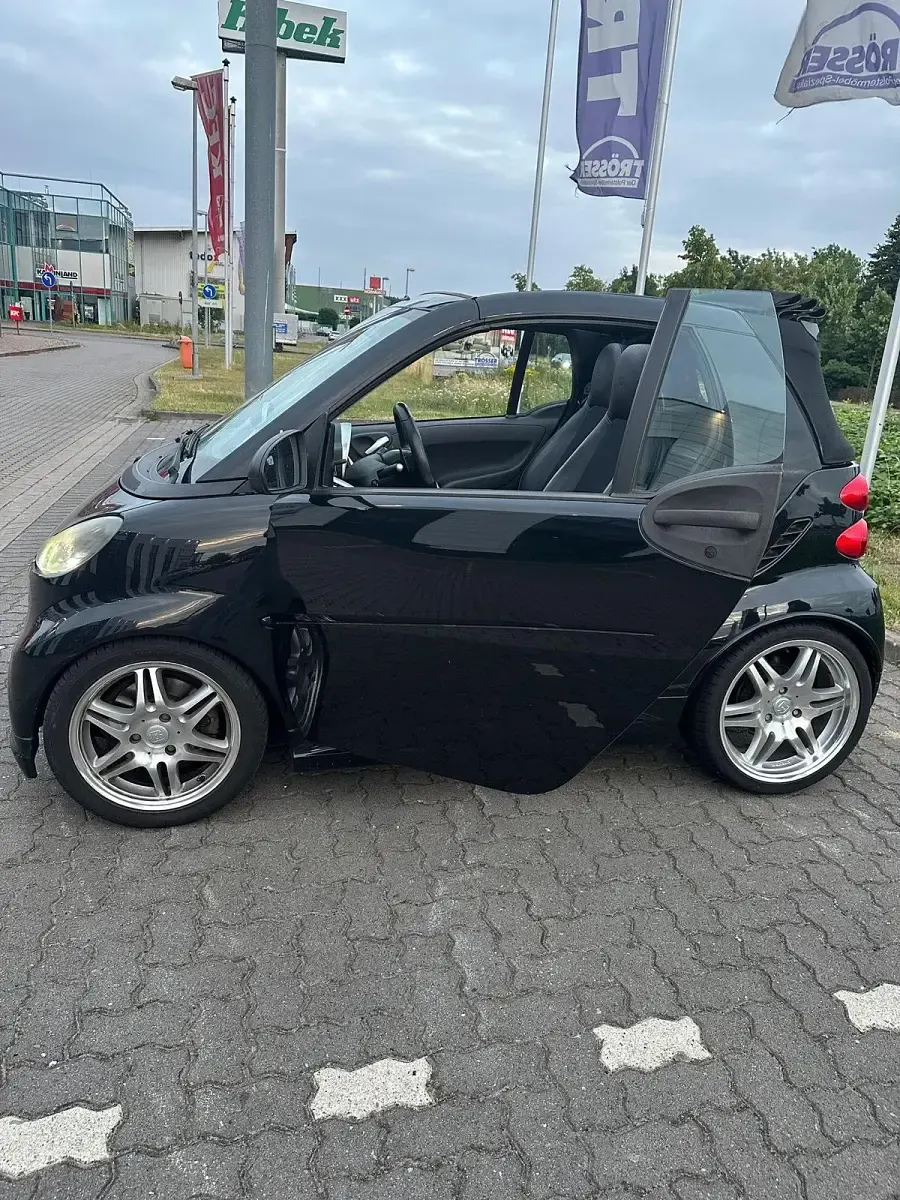 Gebraucht Smart ForTwo Cabrio Brabus 120 PS (88 kW) 2008 Schwarz Cabrio