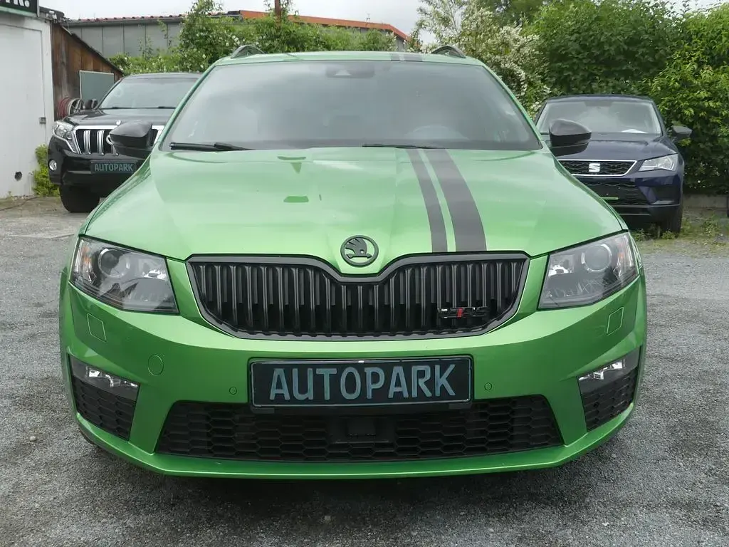 Gebraucht Skoda Octavia RS 184 PS (135 kW) 2016 Grün Kombi