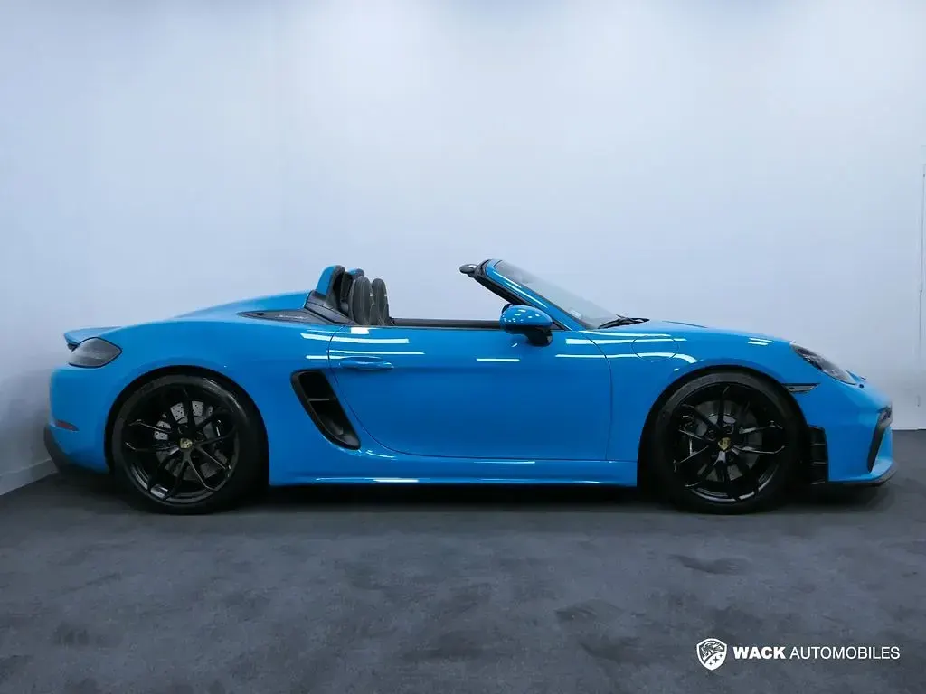 Gebraucht Porsche 718 Spyder 420 PS (308 kW) 2019 Blau Cabrio
