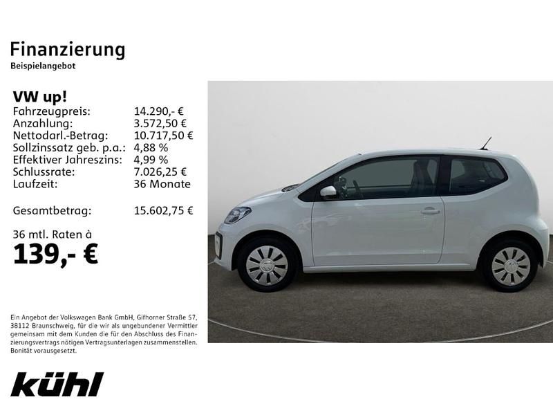 Gebraucht VW up! 65 PS (47 kW) 2023 Pure white Kleinwagen