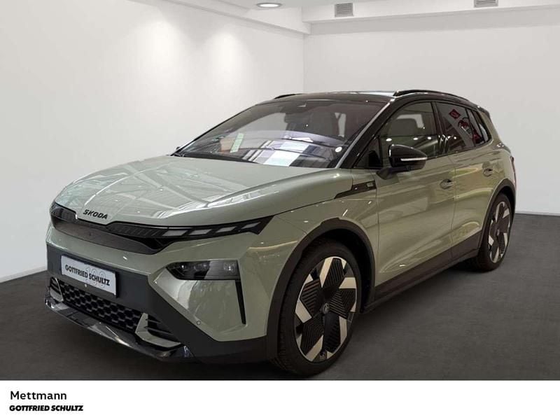 Timianogrün / blackmagic per Neu 2025 Skoda Elroq SUV | 55.690 € (Teuer) - Bild 1/4