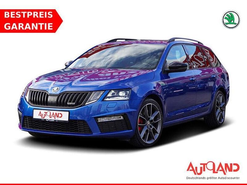 Raceblau metallic (metallic) Gebraucht 2020 Skoda Octavia RS Kombi | 26.950 € (Guter Preis) - Bild 1/4